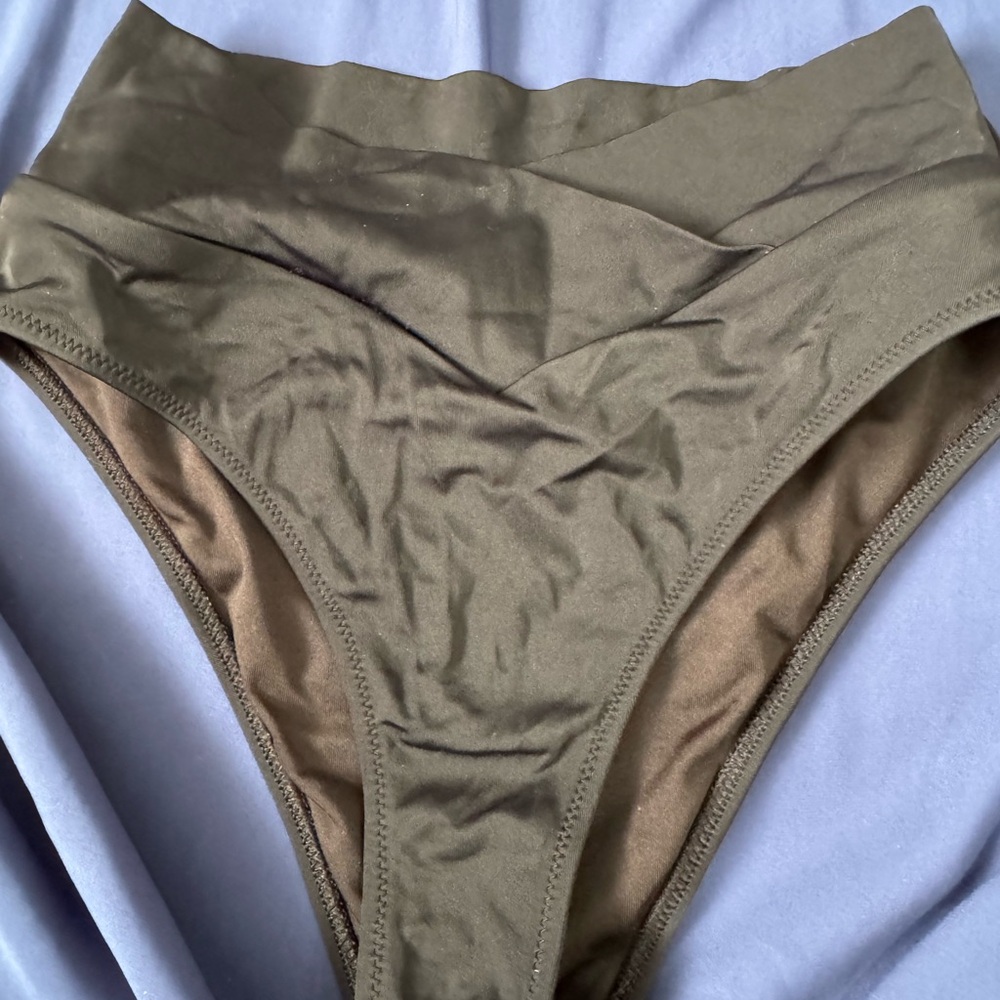 PINK Victoria's Secret Olive Bikini Bottom